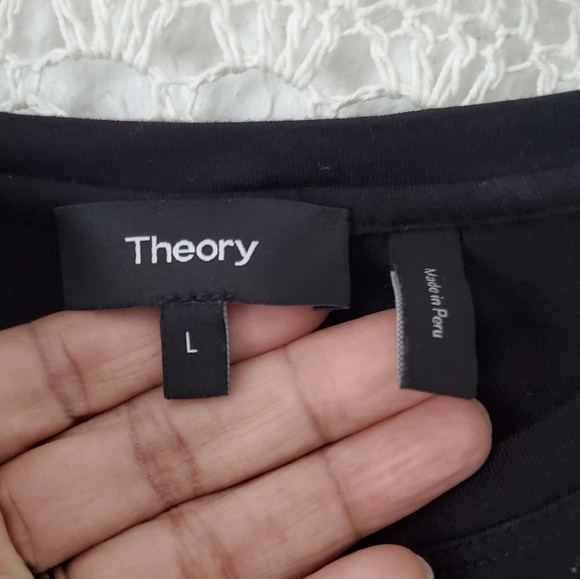 Theory Continuous Tee Dress in Cotton-Modal - Picture 9 of 10